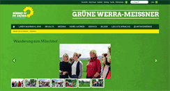 Desktop Screenshot of gruene-werra-meissner.de